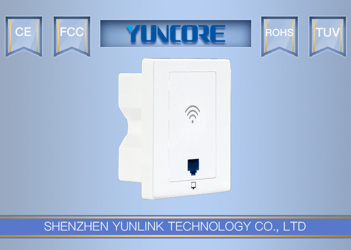Plug And Play Wall Plate Wireless Access Point 48V Passive PoE With Quallcom Solution